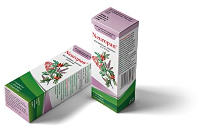 Neuropan Sirup 110ml Anti Stress Baldrian zur Entspannung [pflanzlich + alkoholfrei] Beruhigungsmittel Einschlafhilfe gegen Stress Nerf Panikattacken