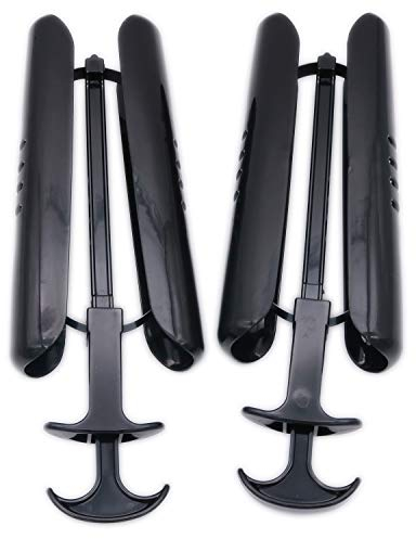 POFET 1 Pair Automatic Black Boot Shapers Stand Holder Shoe Tree Stretcher long