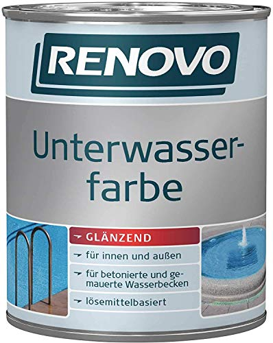 750ml RENOVO Schwimmbadfarbe lidoblau Unterwasserfarbe Schwimmbeckenfarbe Poolfarbe
