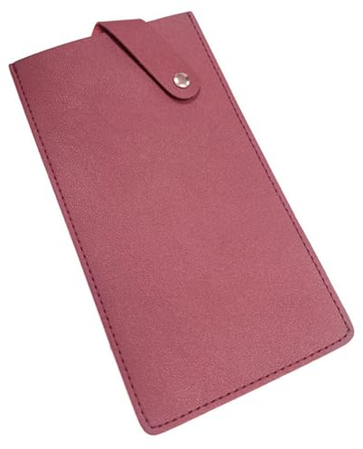 NIYATA 1 Pcs Chef Knife Blade Guard,8.5 Inch Pu Leather Knife Guard, Knife Cover for Knives Kitchen Meat Cleaver, Kitchen Knife Protective Cove(Red)