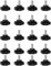KGDUYC 20 uds. tornillos de cabeza de estrella M5, tornillos de mango de estrella, tornillos moleteados, pomos de clip roscados de mango de estrella para equipos industriales mecánicos (M5x12mm)