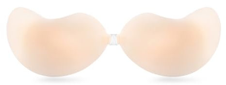 YZROHYI Klebe BH Push Up Silikon,Invisible Bra Rückenfrei,Selbstklebender BH Wiederverwendbare,Unsichtbarer BHS Damen,Klebe Brust,Sticky Bra,Wasserfest Klebe BHS Schweißfest,Trägerloser Bras