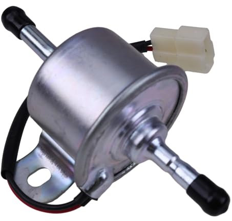 DUDSN 12V Electric Fuel Pump R1401-51350 R1401-51350 compatible with Kubota X018-4 KX033-4 KX040-4 KX057-4 KX080-3 KX080-4 KX121-3 KX161-3 KX41-3 KX71-3 KX71-3 KX71-3S KX91-3S KX91-3S2