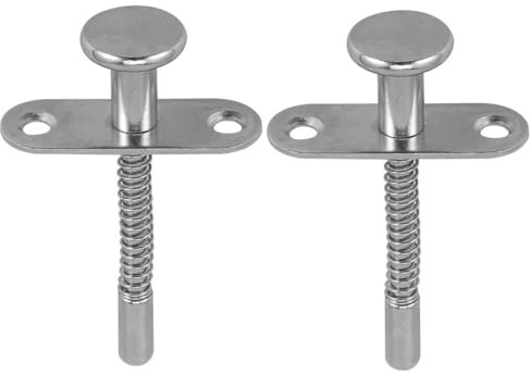 Holibanna 2piezas Pestillo De Resorte Para Cuna Accesorios De Cuna Prácticos Pestillo De Plunger Fijaciones Para Muebles Y Camas Y Fácil De Instalar