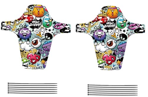 Floatdream 2 Stück MTB Sschutzblech, Mountainbike Hhinten und Vvorne Mudguard, Mountainbike-Zubehör, Fahrrad Spritzschutz für 26/27.5/29 Zoll