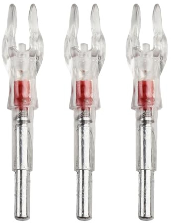 UTTASU 3 st LED pil spikar svans 4 2 mm diameter kompatibel med sammansatt och recurve båge jakt pilar och ljus belysning