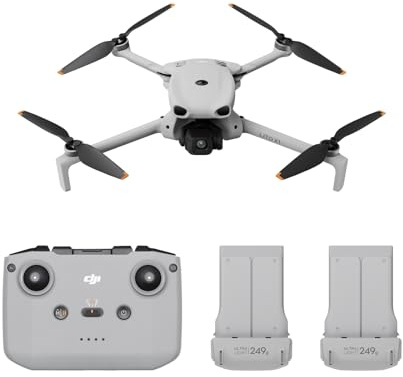 DJI Lito X1 Combo Due Batterie con DJI RC-N3, drone con fotocamera 4K per principianti, rilevamento degli ostacoli, ActiveTrack, sensore da 1/1,3 pollici, leggero per adulti, 2 batterie, C0