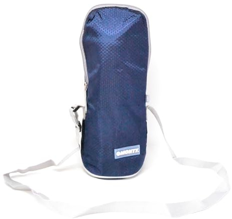 Bolsa Térmica Porta Botellas con Correa, Azul, Estilo Brillante, para Botellas de 1.5 y 2 litros