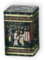 Classic Black Jap Classic Tea Caddy/Kitchen Storage Tin - 5LB - Height 25cm