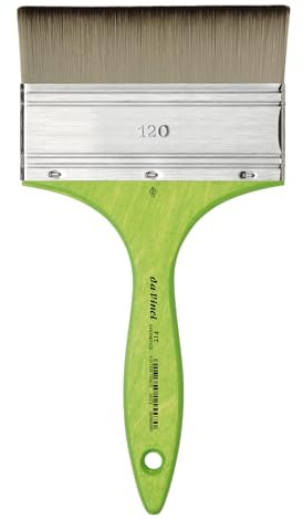 da Vinci, FIT SYNTHETICS, Series 5073, Modler (wide), acrylic, watercolour, oil, for canvas, metal, paper, fabric, wood, priming, short handle, made in Germany, size 120