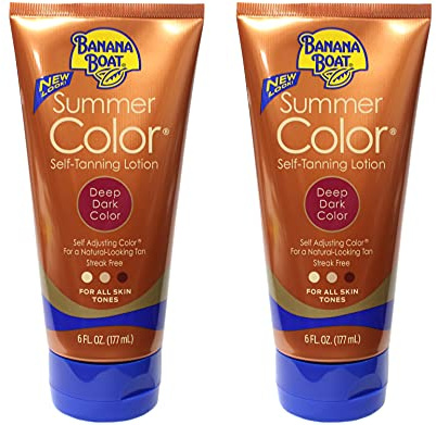 (Pack of 2) Banana Boat Summer Color, Self - Tanning Lotion, 6 fl oz each