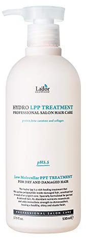 LA'DOR Hydro LPP Treatment Tratamiento Cabello Proteína Seda Colágeno 530 ml pH 5.5 Cuidado Intensivo Seco Dañado Permanente Color Adelgazante Aceite Jojoba Sin Silicona