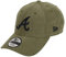 New Era Atlanta Braves - 9Forty Adjustable Cap - League Essential Nylon - Green/Black - One-Size