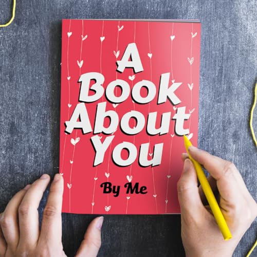 spännande Lives A Book About You – kärleksbok present till flickvän, pojkvän gratulationskort bok till födelsedagar, jubileum, alla hjärtans dag – present till alla hjärtans dag