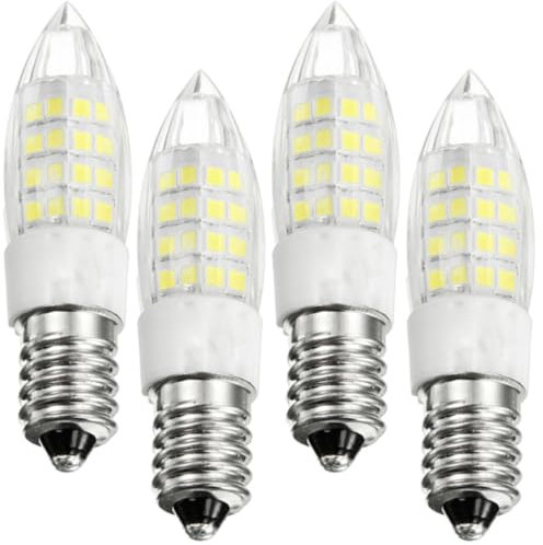 E14 LED Birne 5W, 4pcs LED Birnen, 5W äquivalent zu 50W Halogen, 350LM, AC220V-240V, 360° Strahlwinkel für Heimbeleuchtung