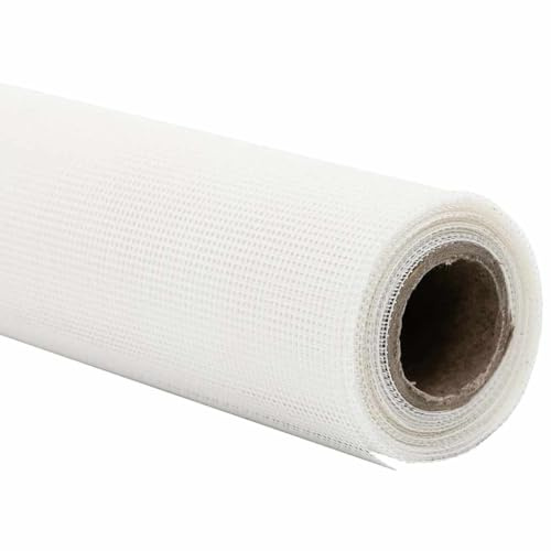 vidaxl White Insect mesh Plastic Fence roll Expandable 100x500 cm - uv Resistant Outdoor Barrier for Gardens & Yards with Easy Setup
