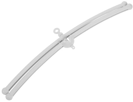 VICASKY Porta Campanello per Letto Toddler in Plastico Bianco Design Multifunzionale e Attraente per Nursery e Decorazione Musicale Fai da Te