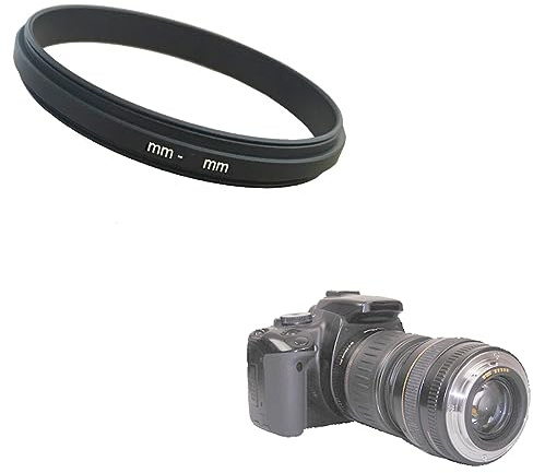 Anello di Inversione Macro Coupler Maschio-Maschio | Raccordo per Fotografia Macro e Micro | Adattatore in Alluminio Anodizzato per Obiettivi Fotografici - Varie Misure Disponibili: (58-58 mm)