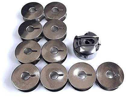 Custodia per bobine e 10 bobine per macchina da cucire Pfaff 260 262 362 463 563 11001200