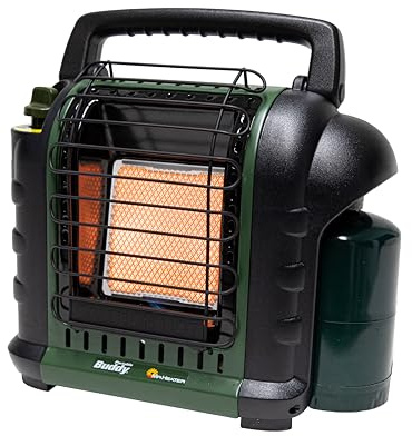 Mr. Heater Buddy 4,000-9,000-BTU Indoor-Safe Portable Propane Radiant Heater - Green