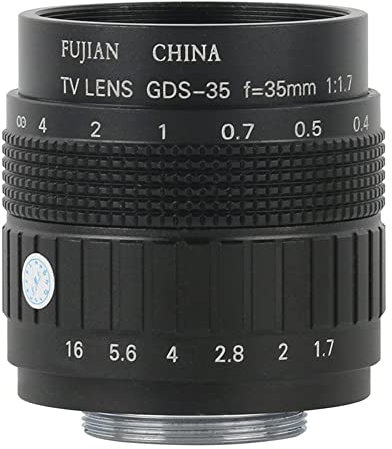 SATMW Big View Hoher Arbeitsabstand 35 mm Festfokusobjektiv CCTV CS C-Mount-Objektiv Manuelles Zoomobjektiv für industrielle Videomikroskopkamera