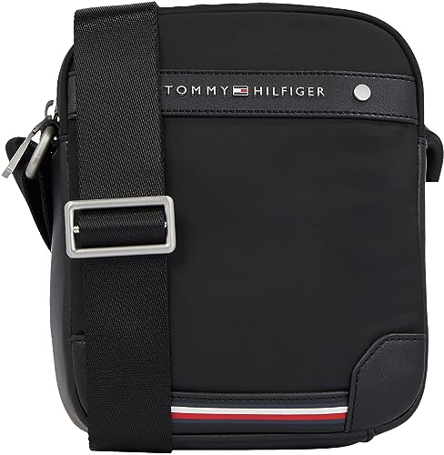 Tommy Hilfiger Herren Umhängetasche Reporter Klein, Schwarz (Black), Onesize