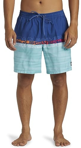Quiksilver Everyday Wordblock Volley 17 - Schwimmshorts für Männer Blau