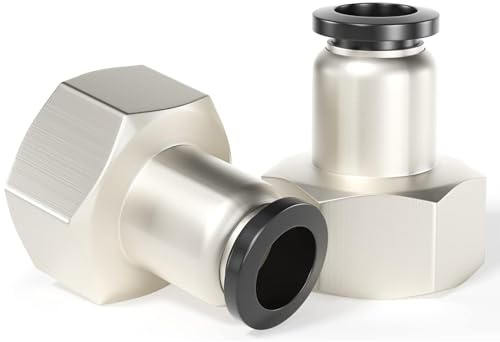 TAILONZ PNEUMATIC 8 mm hona rak slangkopplingar OD x 3/8 tum BSP gänga PCF8-03 (paket med 2)