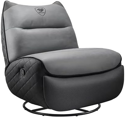 Cougar Overlord Neo - Sofá para Videojuegos CGR-OLN-GRB, ergonómico con rotación de 360°, inclinable y cómodo, Premium para Consola y PC, sofá de Juegos, Respaldo Ajustable, sofá para Gamer