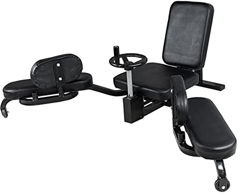 Valor Fitness Adjustable Leg Stretcher - 180° Adductor Machine for Flexibility Training & Stretching, Home Gym Equipment, 300 lb Capacity