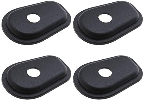 Create idea 4 Pcs Front Rear Motorcycle Turn Signal Indicator Adapter Spacers Black Compatible with Yamaha YZF-R6 YZF600 YZF1000 Thunderace FZ1000 FAZER FZ600 FAZER YZF-R1