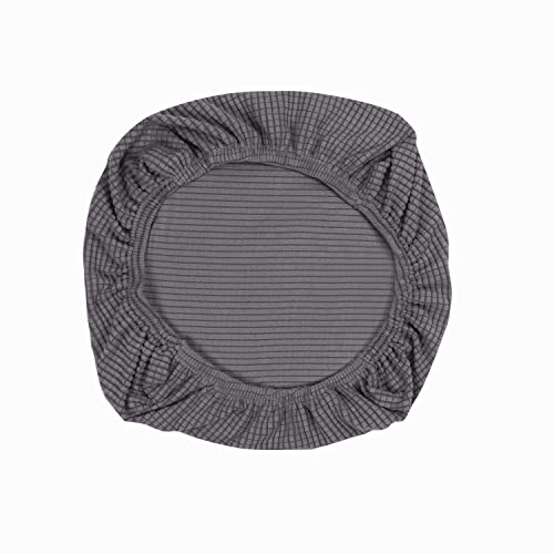 Yikko Elastic Stretch Spandex Chair Seat Covers Slipcovers Washable fit for Office Chairs,Dining Room Chairs,Bar Wedding Party Decor (1, Grey)