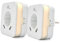LED-Nachtlicht mit Bewegungsmelder und Steckdose, 2x USB 2.4A, weiß, automatischer Lichtsensor, GS (geprüfte Sicherheit) (2 Stück)