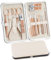 Maniküre set 18 Stück Nagelpflegeset, Pediküre Pflegeset Damen Männer Nagelknipser set Edelstahl Nagelset Nageletui Beauty Kit Tragbarer für Reise (Roségold)