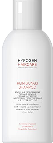 HYPOGEN CARE® Hypoallergenes tiefenreinigendes Shampoo (100 ml) | Gegen Juckreiz, Schuppen | Bei Neurodermitis, Akne, Psoriasis & Dermatitis | Für Kinder geeignet…