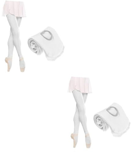 SHERCHPRY 2stücke Ballett Strumpfhosen Für Erwachsene Und Mädchen Elastische Und Atmungsaktive Tanzstrumpfhosen Rutschfeste Weiße Velvet Dance Socks Für Ballett Und Tanzkurse