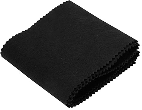 UPALDHOU Piano Tangentbord Täckning Piano Damm Täcke Tyg Professionell Filt Dammsäker Skyddande Anpassad Design för Storslagna Pianon med Tvättbart Tyg (Svart)