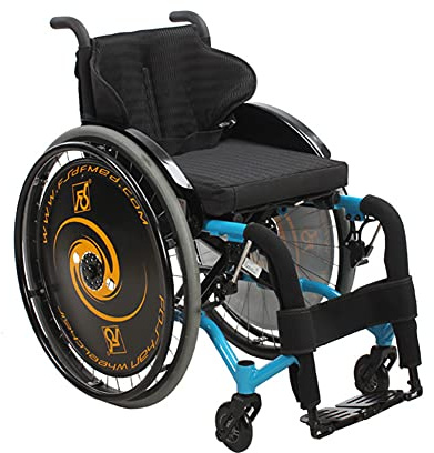 Lightweight Folding Wheelchair with Comfortable Armrests and Swing Leg Rest, 100kg Load Capacity, Ideal for Seniors