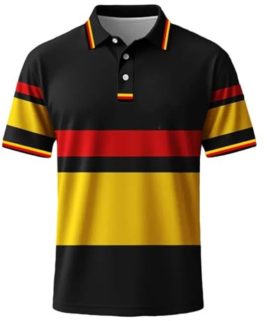 Camiseta de fútbol de Alemania 2026 para hombre, con estampado de bandera alemana, camiseta de entrenamiento transpirable