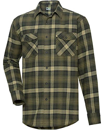 Wald & Forst Jagdhemd Core Oliv kariert XL