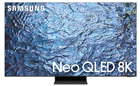 Samsung TV 75 QE75QN900CTXZT NEO QLED 8K, Quantum Matrix Technology Pro, Ai Upscaling, Processore Neural Quantum 8K, Infinity Screen, Attachable Slim One Connect, Dolby Atmos e OTS Pro