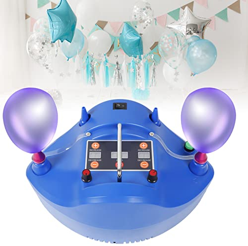 Kaichenyt Gonfleur à ballon, 1200 W, pompe à ballon, minuterie, appareil électrique, 4 ballons pour fête, mariage, anniversaire, décoration de festival