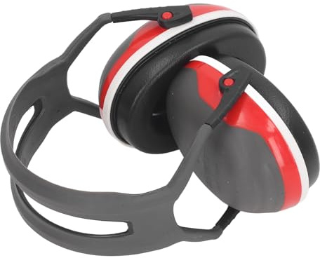 Cuffie Antirumore, Cuffie Antirumore Portatili Regolabili per Bambini Leggere per Dormire (rosso)