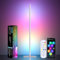 MIWATT Lampada LED ad angolo con controllo APP, moderna lampada a stelo con sincronizzazione musicale e 16 milioni di colori fai-da-te per la camera da letto, il soggiorno e la sala giochi