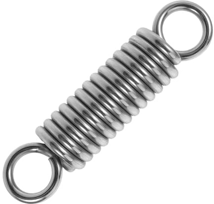 Abaodam Ressort de Suspension Acier Inoxydable Résistant Aux Chocs pour Chaise Suspendue Garçon Fille Extension Amortissante pour Balancelle de Jardin et Hamac Extérieur
