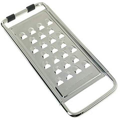 Cuisipro Handheld Cheese Grater Stainless Steel, Food Shredder with Handle, Non-Slip Grater Extra Coarse, 11.5 Inch, Food Grater for Kitchen, Vegetables, Cheese