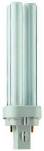 Philips 383216 26 Watts pin base pl-c alto 26 W/827 2p 1 ct G24d-3 case di 10 lampadina