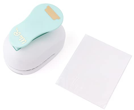 We R Memory Keepers Tab Paper Punch, Blue, with Sticker Sheets, Create Custom DIY Tabs, Easy to Use, Organize Files, Planners, Journals, Notebooks