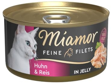 Miamor kattfoder fina fileter kyckling + ris 100 g, 24-pack (24 x 100 g)
