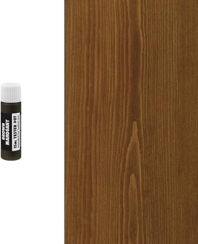 Littlefair's Wood Stain Water-Based - (Brown Mahogany) – Non-Toxic, Eco-Friendly & Quick Drying - Easy-to-Apply, Concentrated Formula for All Wood Types – 15ml Tester Pot